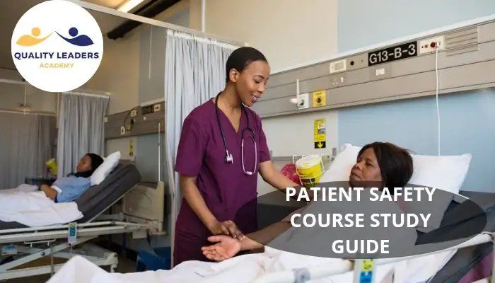 PATIENT SAFETY COURSE STUDY GUIDE